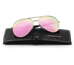 The Sun Fighter Classic Pilot Polarized Sunglasses with100% UV Protection