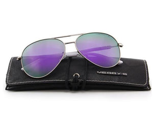 The Sun Fighter Classic Pilot Polarized Sunglasses with100% UV Protection